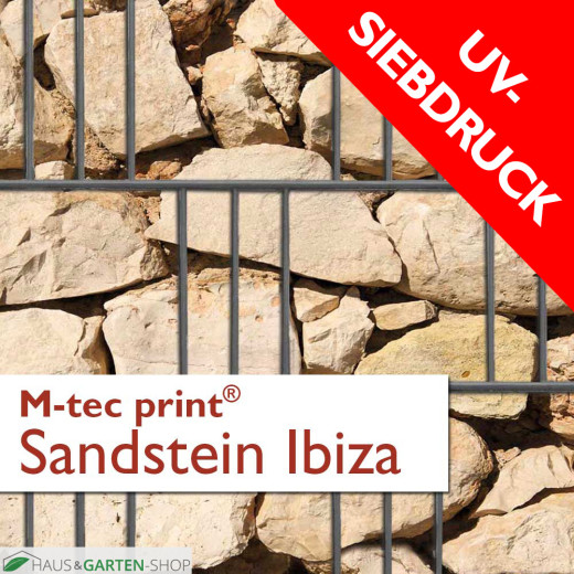 M-tec print® Siebdruck - Sandstein Ibiza | 3er Pack