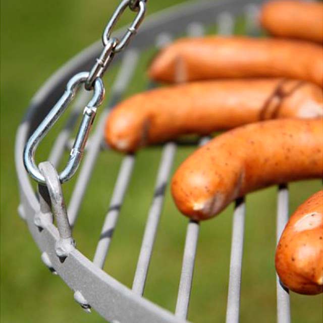 Dreibein Schwenkgrill mit Grillrost aus Stahl-Ø 50 cm