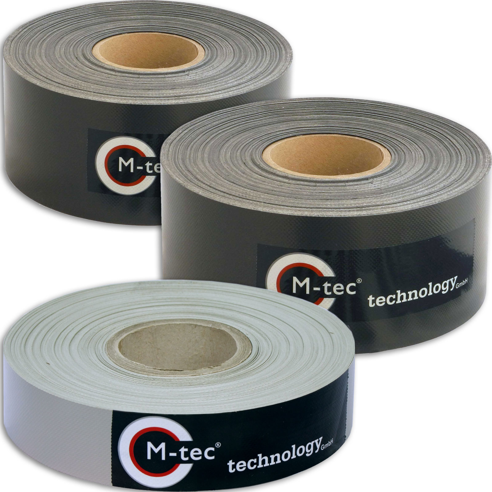 M-tec Profi-line ® SET anthrazit / steingrau H=2x7,5 + 1x4cm L=65m 