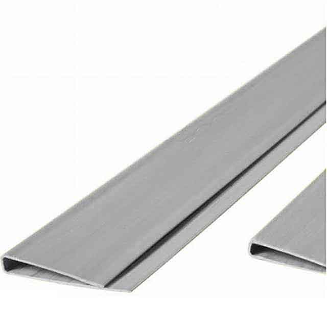 Abdeckprofil für PVC Kunststoffmatten-silber