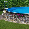 Poolverkleidung Motiv Stoneflowers by M-tec technology